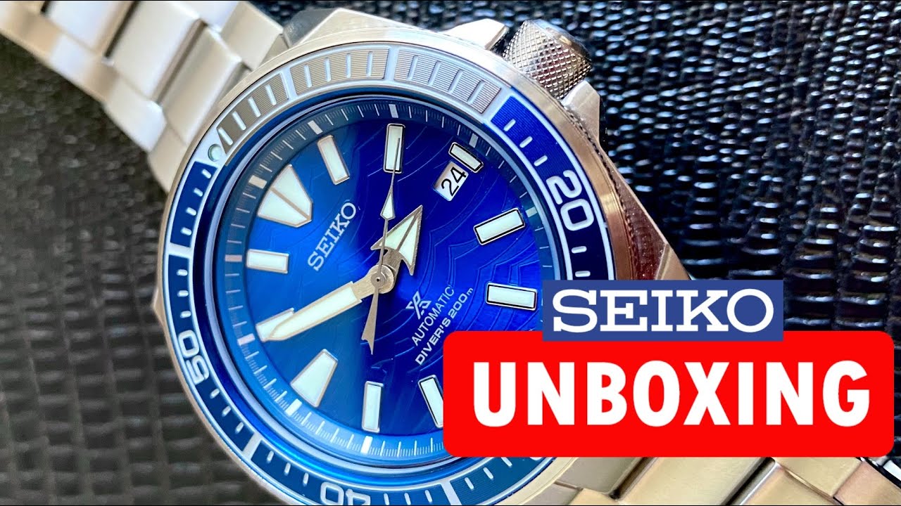 Unboxing: Seiko Prospex Samurai Save the Ocean Great White Shark SRPD23 (SBDY029)! [006]
