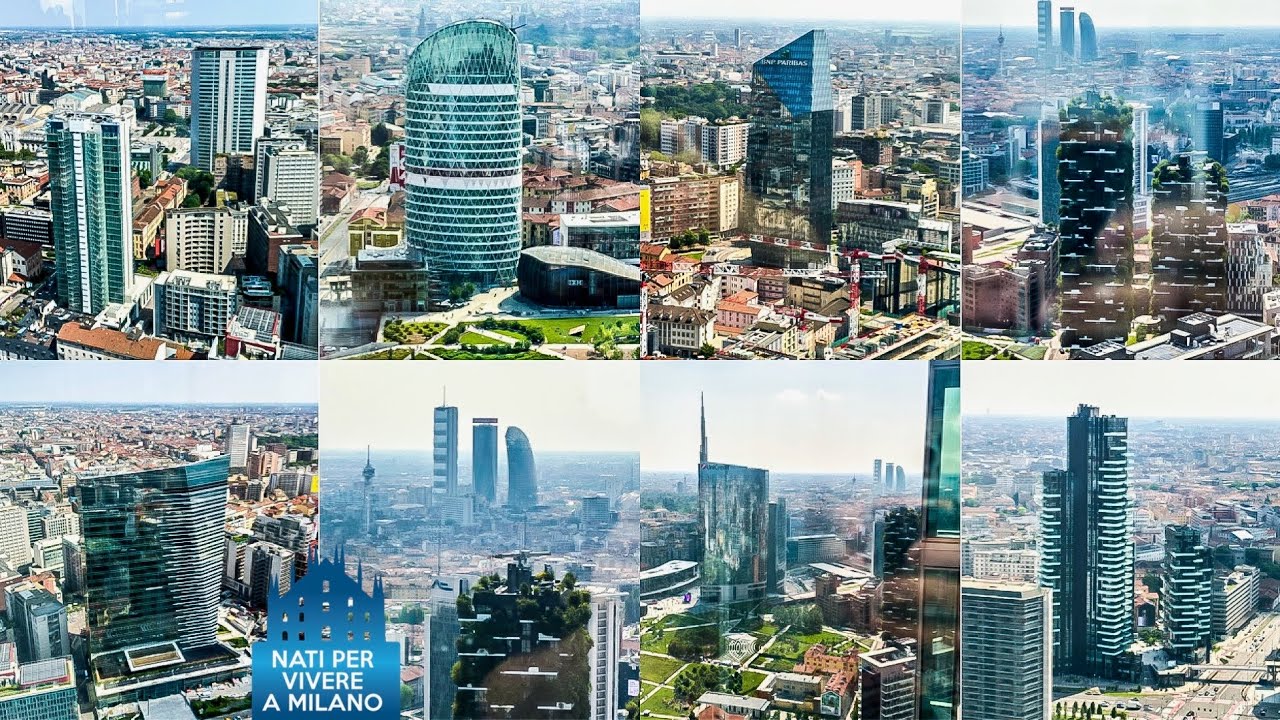 Tutti i grattacieli di Milano in 1 minuto!