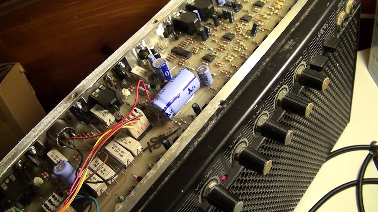 GK 250ML Amp Update -- Cleaning The PCB