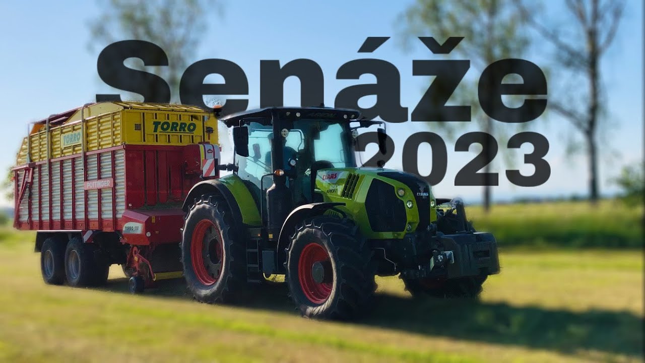 Senáže 2023 | Zeas Podorlicko a.s | Claas axion 650 | John deere 7530 | Pottinger jumbo,torro |