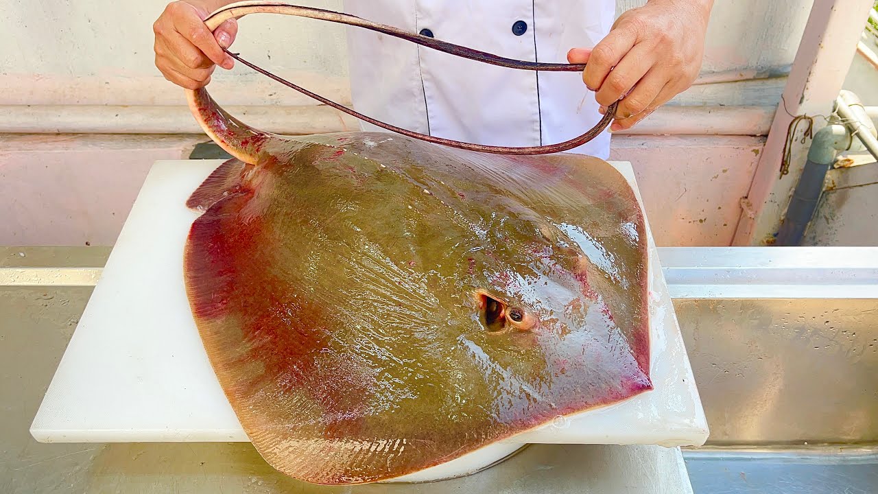giant stingray, best stingray recipe // best cooking