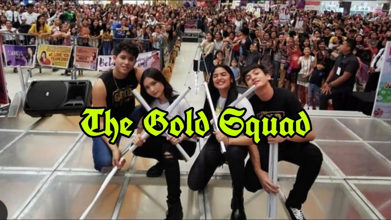 THE GOLD SQUAD'S PERFORMANCE AT SM CITY ROSARIO CAVITE MALL SHOW | Angelic Garcia