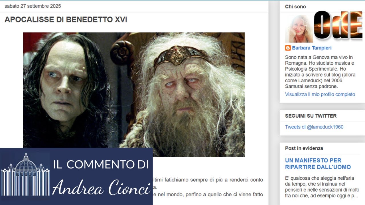 Andrea Cionci legge e commenta 