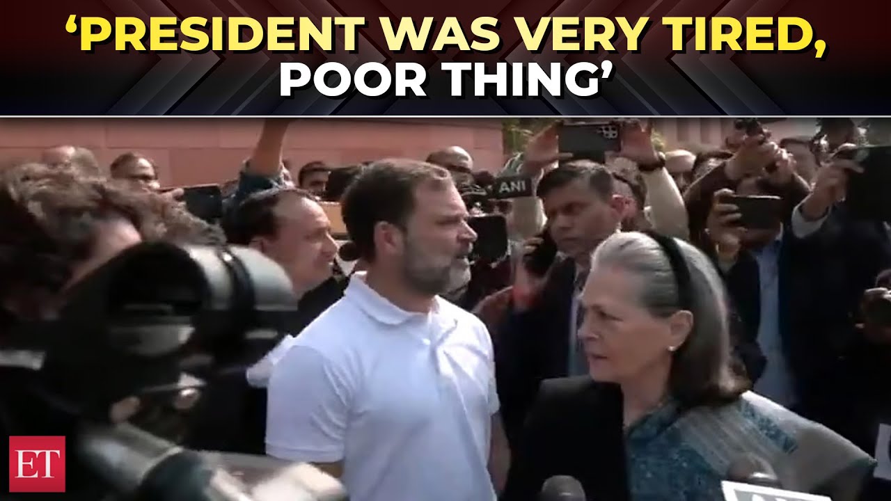 ‘Boring, she could hardly speak, poor thing’: Sonia, Rahul Gandhi comment on Prez Murmu’s speech