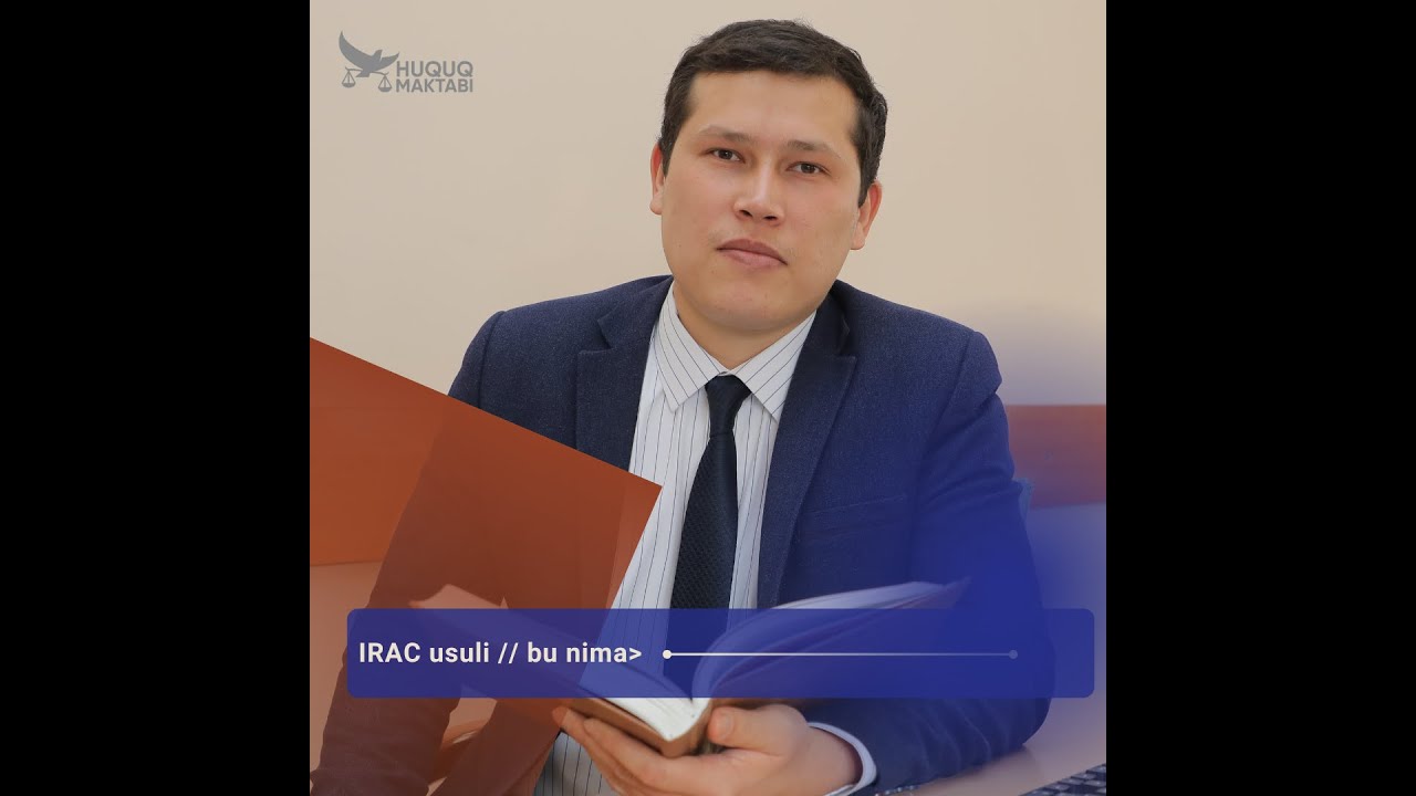 IRAC usulida javob yozish!