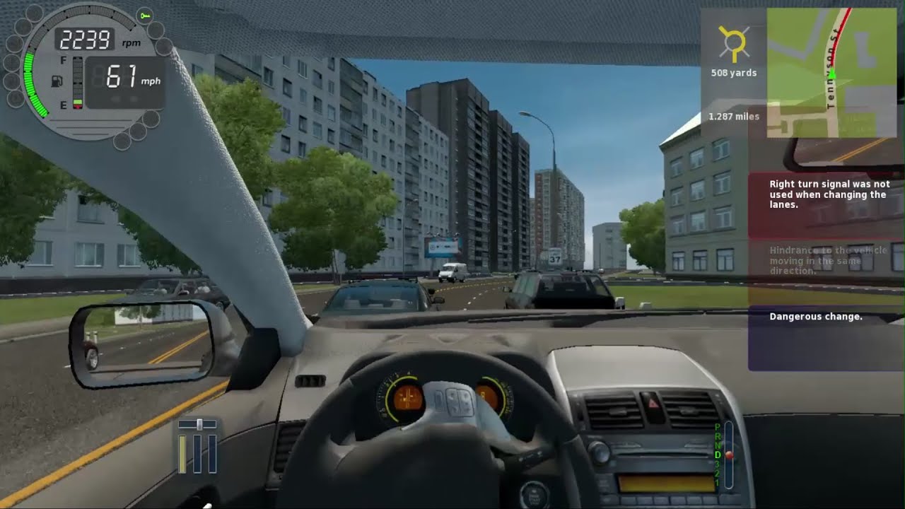 محاكي القيادة بس بالكيبورد؟🤔 | City car driving