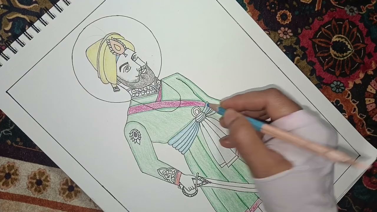गुरु गोविंद सिंह जी पेंटिंग 🙏