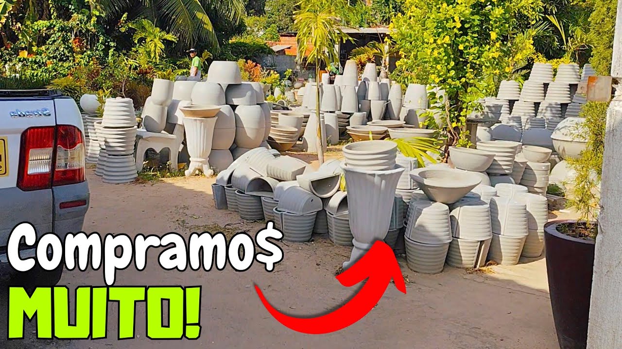 O CARTÃO QUE LUTE, COMPRAMOS NOVOS VASOS!  - Atualizações no jardim!