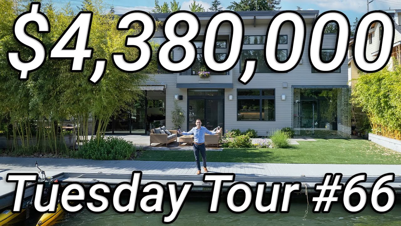 Experience Contemporary Luxury Waterfront Living in Lake Oswego for $4.38M
