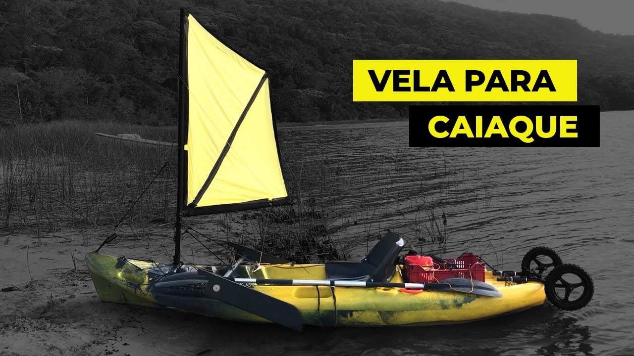 Vela para caiaque (DIY) Hunter Fishing Brudden | #suka