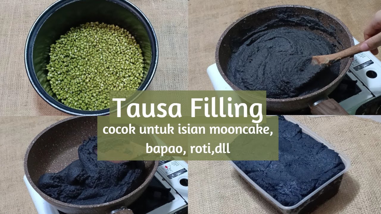 Resep Tausa | Kacang Hijau Tausa | Isian Mooncake, Bapao