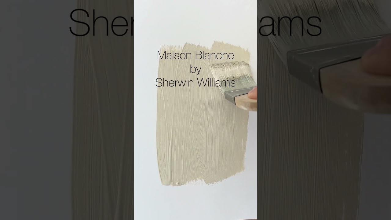 Maison Blanche by Sherwin Williams is a warm off-white neutral paint perfect for your home.