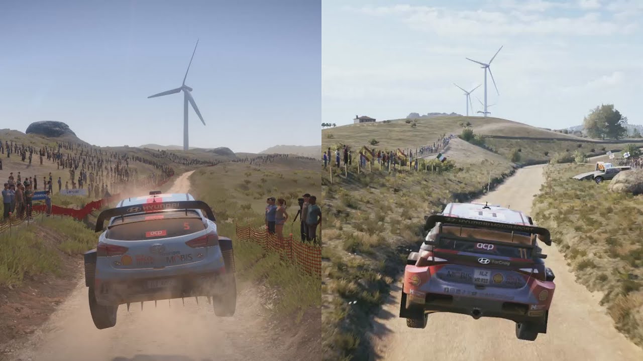 Evolution of Fafe Jump at Rally Portugal in WRC games (2016 - 2025)