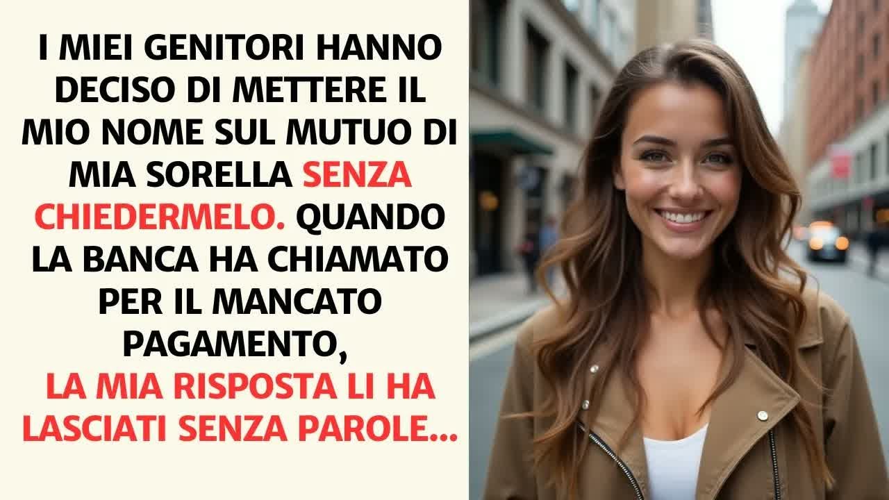 I miei genitori mi hanno messo nel mutuo di mia sorella la mia vendetta ha scioccato tutti!
