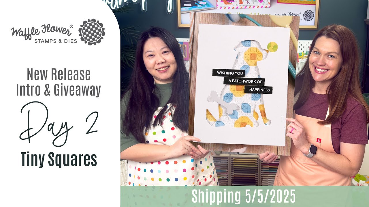 Intro Day 2 - Tiny Squares - Waffle Flower May Release
