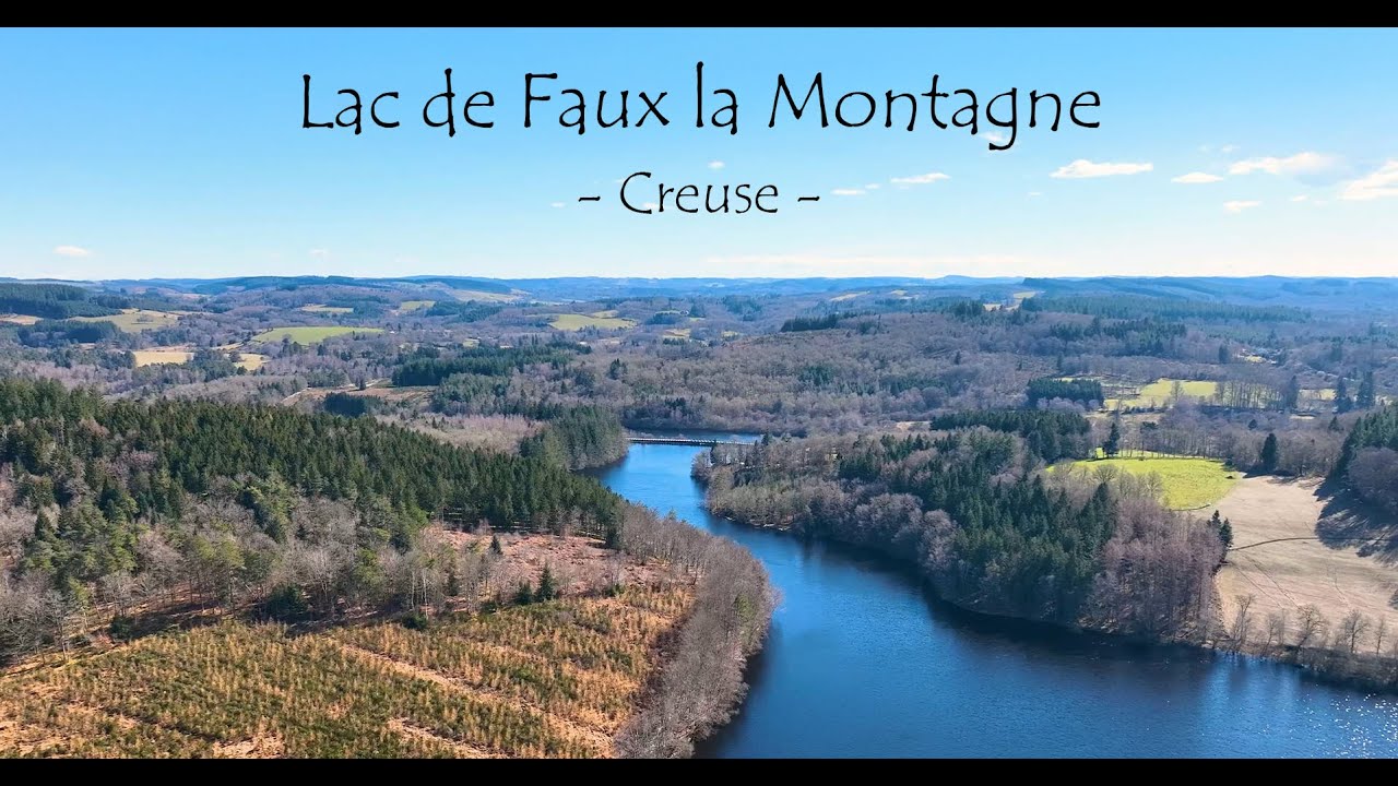 FCP [Drone 4K] - Lac de Faux la Montagne / Creuse