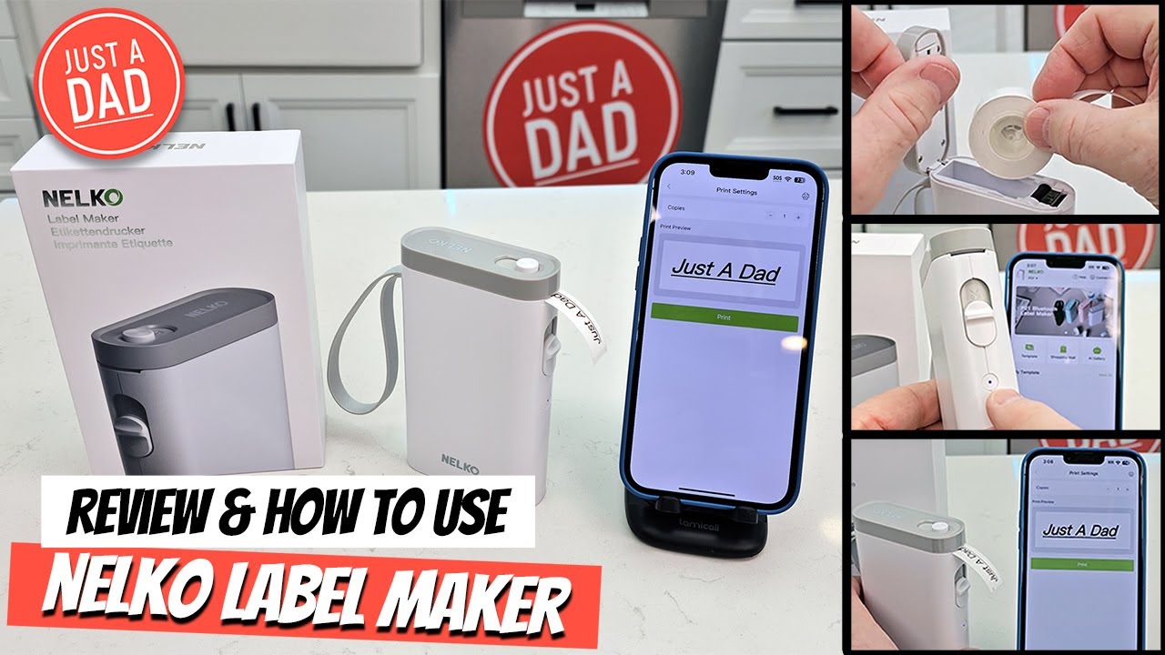 Nelko Bluetooth Label Maker Review and How to Use