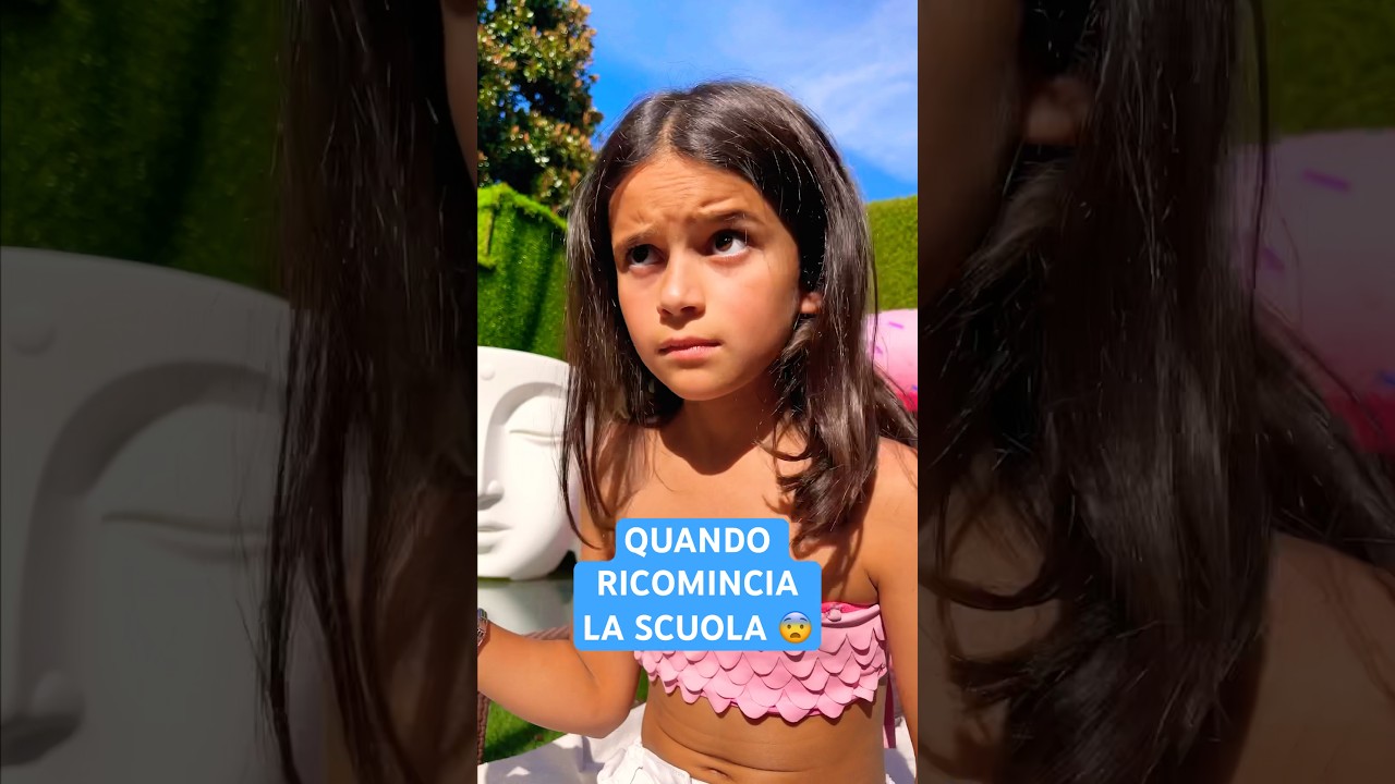 QUANDO RICOMINCIA LA SCUOLA 🥲 Bambini di oggi - iPantellas