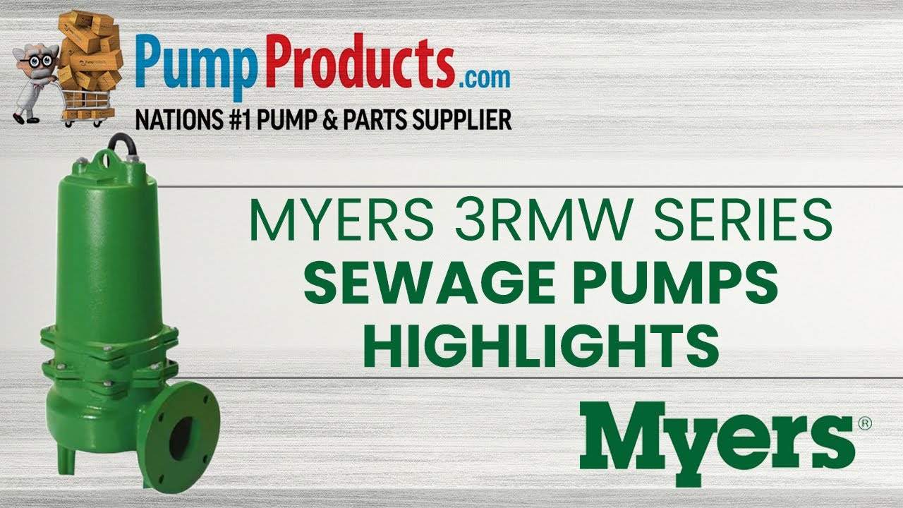 Myers 3RMW Series Sewage Pump Product Highlight