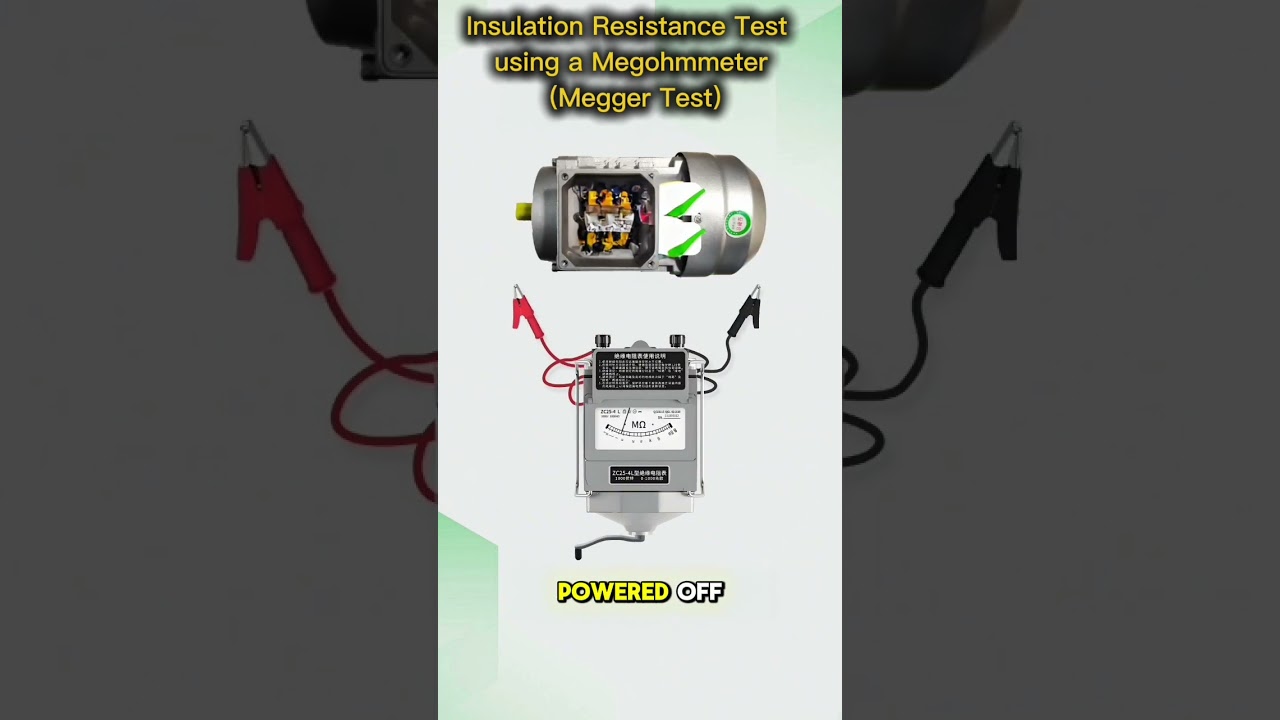 How to Instantly Check Motor Insulation with a Megger Like a Pro! #testing