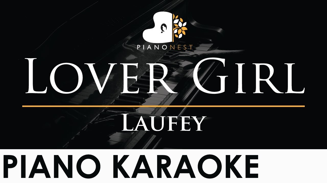Laufey - Lover Girl - Piano Karaoke Instrumental Cover with Lyrics