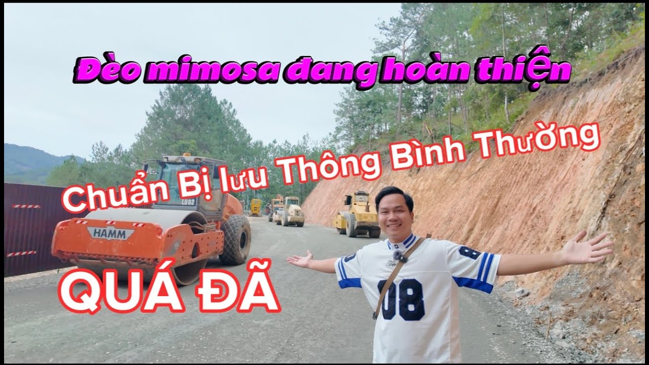 ĐÈO MIMOSA chuẩn bị thông xe vào đầu tuần | hiện tại xe máy vẫn lưu thông bình thường