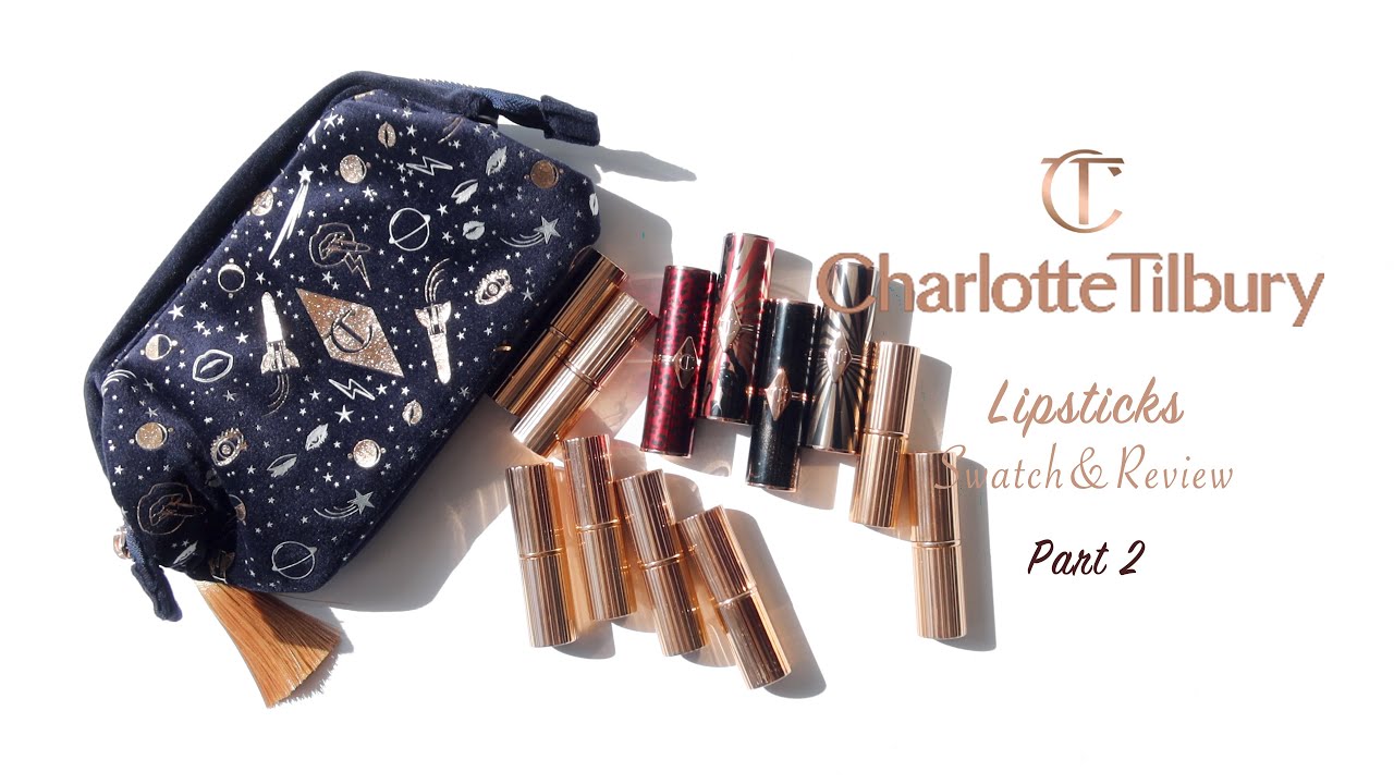 CHARLOTTE TILBURY LIPSTICKS SWATCH&REVIEW Part 2| 4K Quality Detailed Arm&Lip Swatch