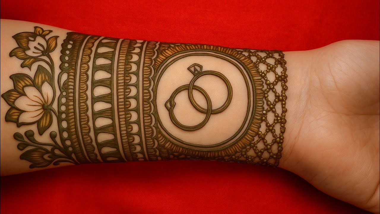 Simple Engagement Mehndi design एंगेजमेंट मेंहदी डिजाइन 2025 new stylish engagement mehndi design