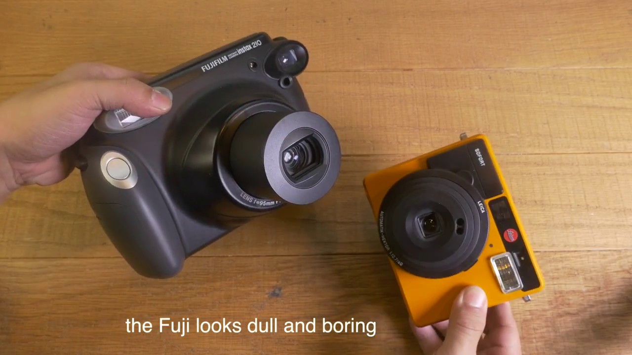 Leica Sofort and Fujifilm Instax Wide 210