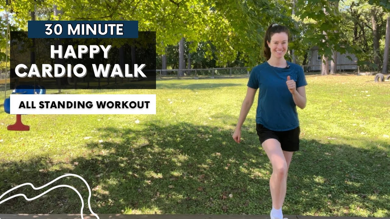 30 Minute Indoor Walking Workout | Low Impact, All Standing Cardio (Happy Cardio Walk)