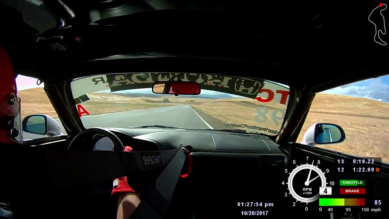 Thunderhill West - New PB - 1:21.69 - Honda S2000