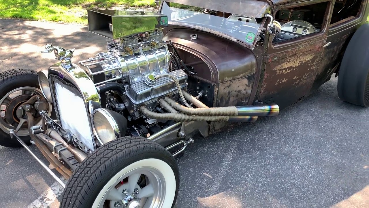 1928 Ford model A tudor sedan Rat Rod for sale!