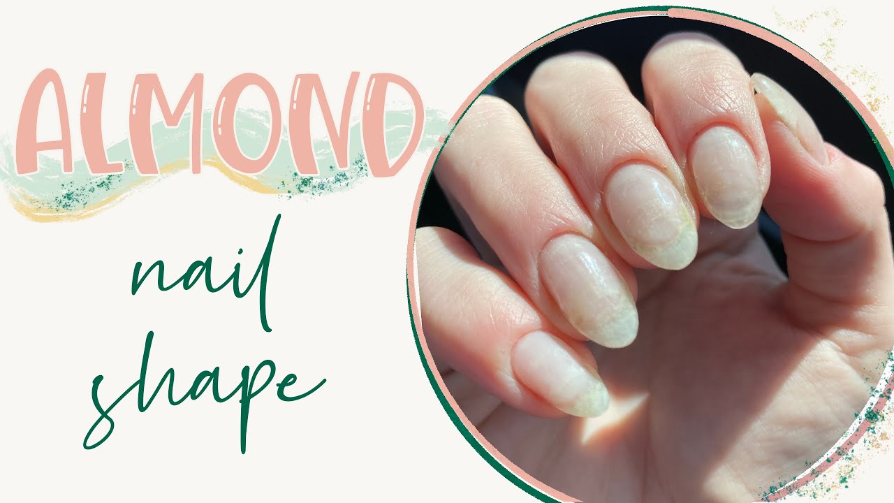 Almond Shape Nails | Shaping My Nails from Coffin to Almond For The First Time