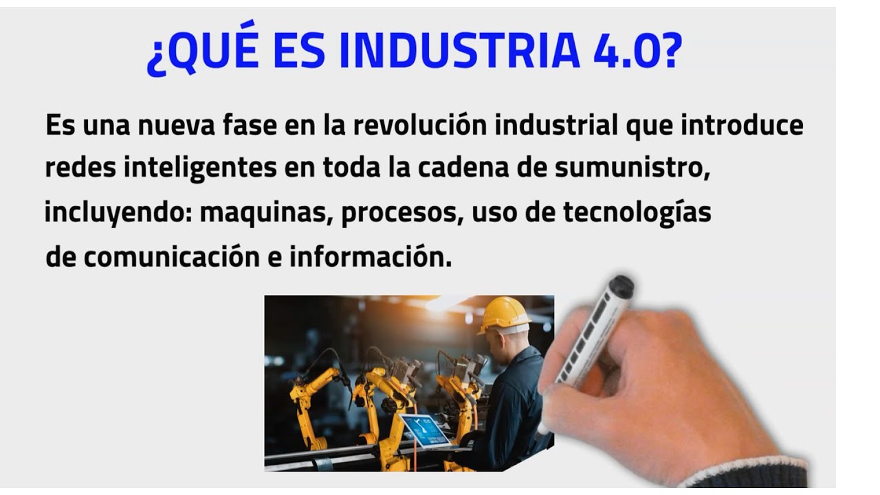 &iquest;Qu&eacute; es Industria 4.0? | la nueva revoluci&oacute;n industrial | Explicado en 4 minutos