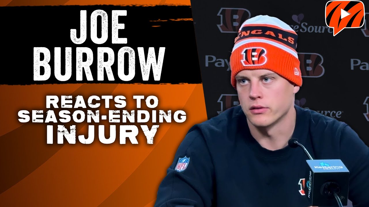 Joe Burrow on Wrist Injury | Bengals Star Out for Rest of Season
