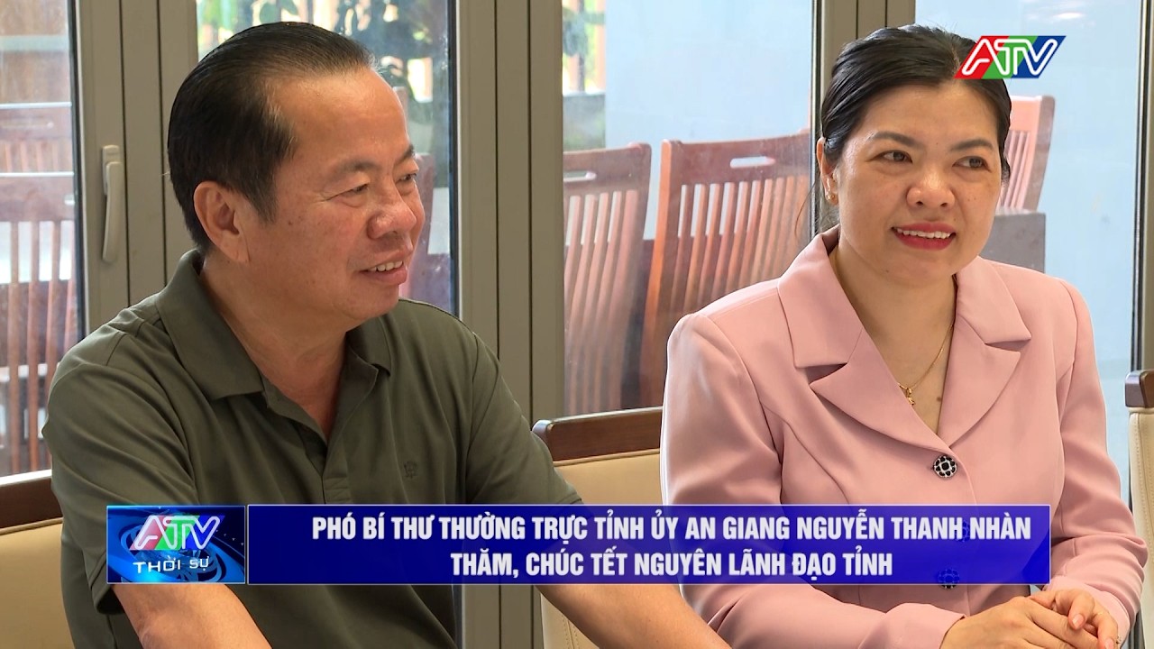 Phó Bí thư Thường trực Tỉnh ủy An Giang Nguyễn Thanh Nhàn thăm, chúc Tết nguyên lãnh đạo tỉnh