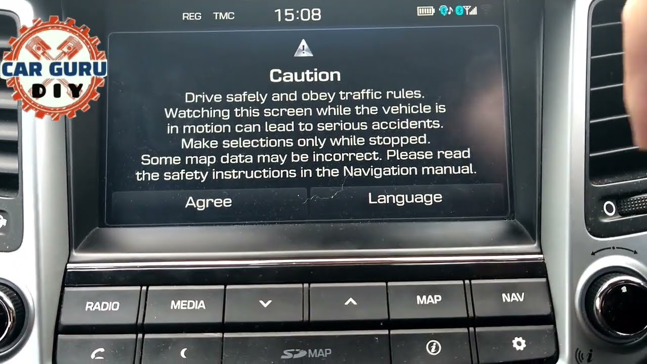 HYUNDAI TUCSON 2015-2017 PLAYING WITH MENU ON MAIN SCREEN @CarGuruDIY  #cargurudiy #CarGuruDIY