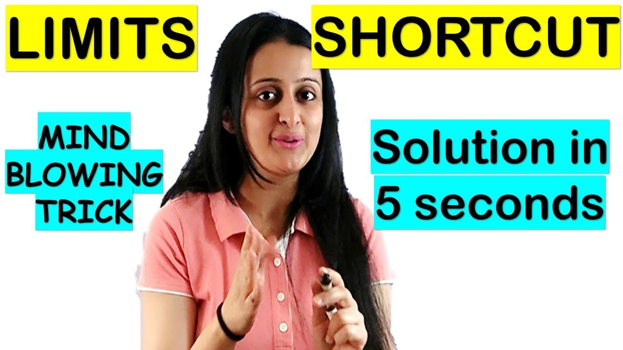 LIMITS SHORTCUT TRICK- SOLVE LIMIT OF A RADICAL IN 5 SECONDS /JEE/EAMCET/NDA/CET- TRICK