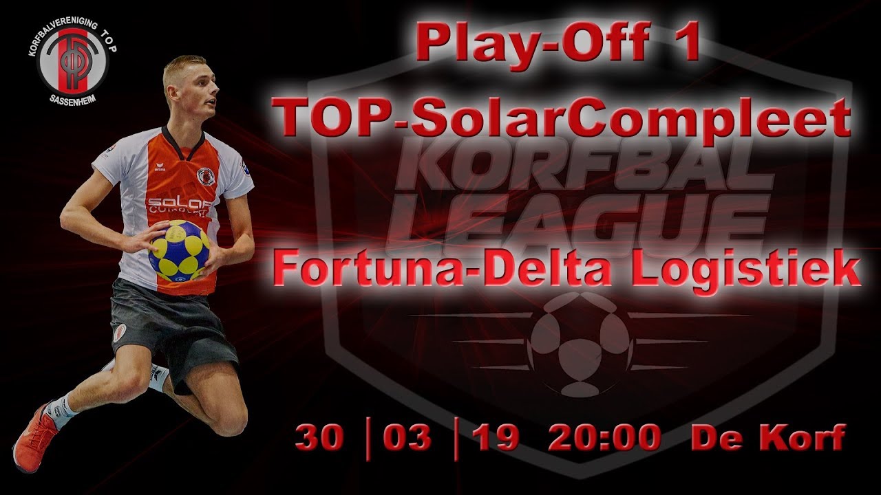 Play-Off 1: TOP/SolarCompleet 1 tegen Fortuna/Delta Logistiek 1, zaterdag 30 maart 2019
