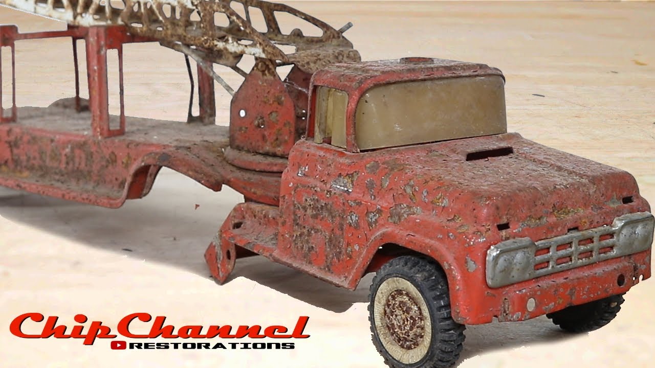 1960s Buddy L Ladder Fire Truck Restoration