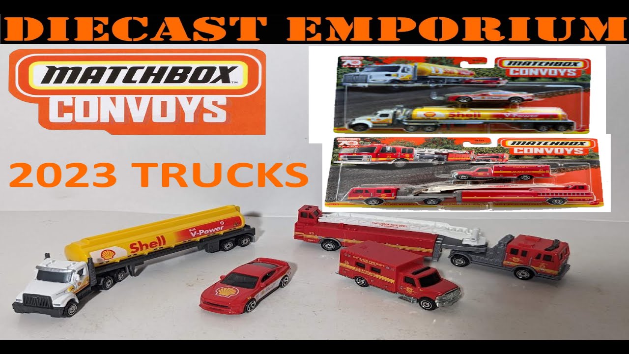 Конвои Matchbox 2023 года: мегатонная пожарная машина и танкер Western Star 49X Shell