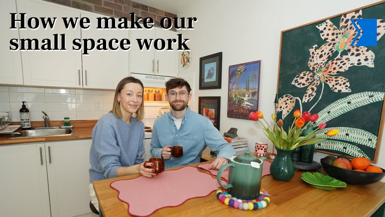 How this Toronto couple makes it work in their 430-square-foot apartment