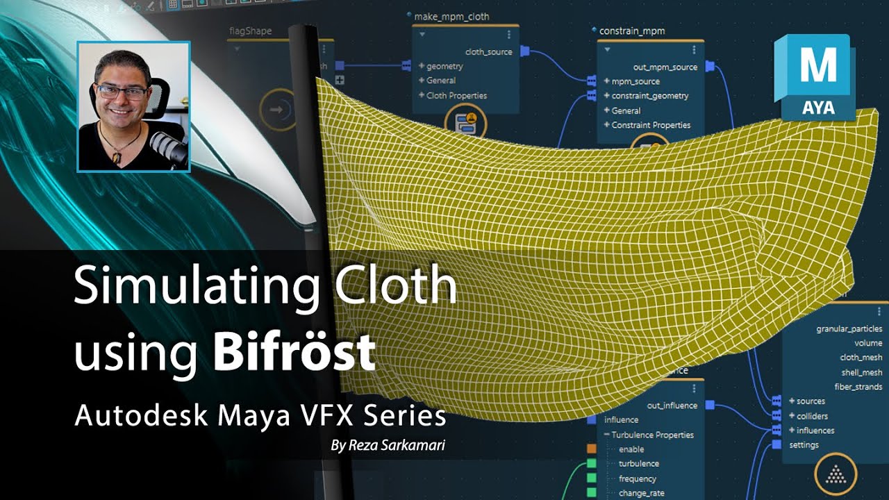 Maya VFX Series: Cloth Simulation Using Bifrost MPM