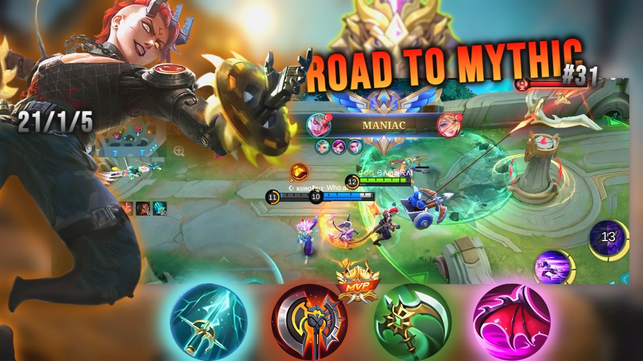 21/1/5 Maniac Rampage! | Road to Mythic #31