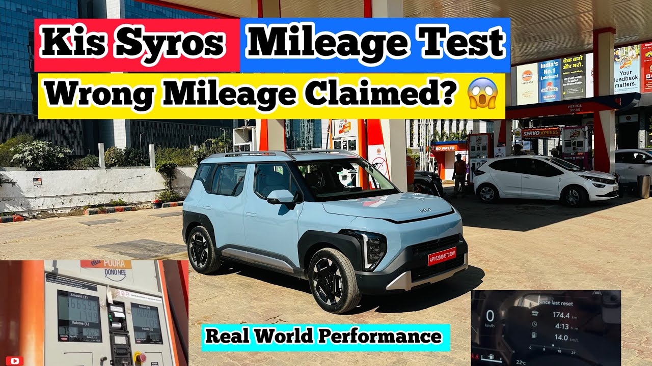 Kia Syros Mileage Test Ft. @PlusDrive | Delhi-Mumbai Expressway | Full Vlog 🚙