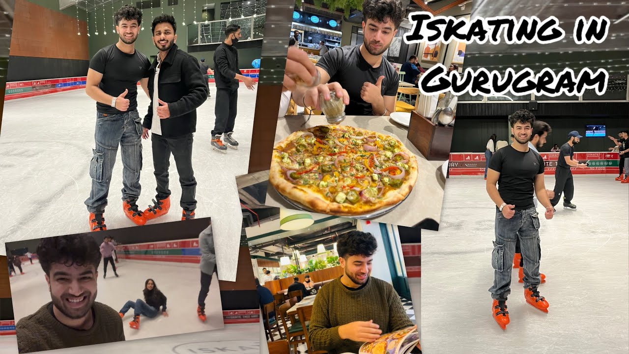 Ice Skating at Ambience Mall, Gurgaon || Ice Skating 2026 || Worth experience❄️ || ISKATE by Roseate