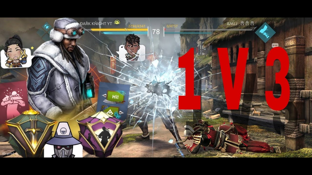 🔥 Unstoppable Lord Gideon 💪 | 1 vs 3 Epic Battle ⚔️ Gameplay 🎯