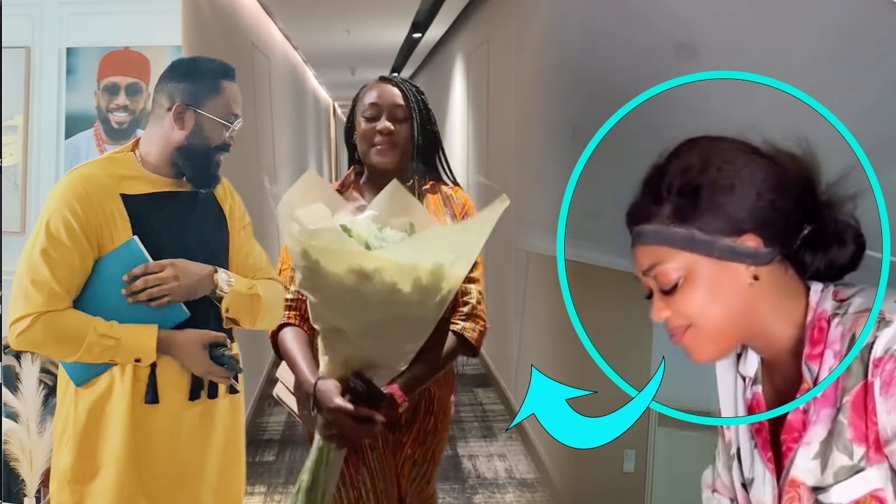 Peggy Ovire Breaks Down As  Frederick Leonard Return To Ex-Girlfriend Lota Chukwu