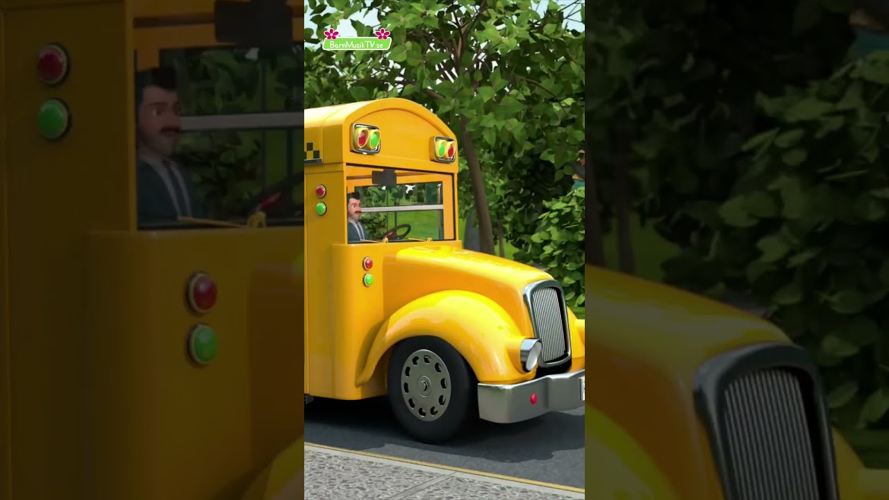 Bussen g&aring;r runt #shorts Barns&aring;nger p&aring; svenska