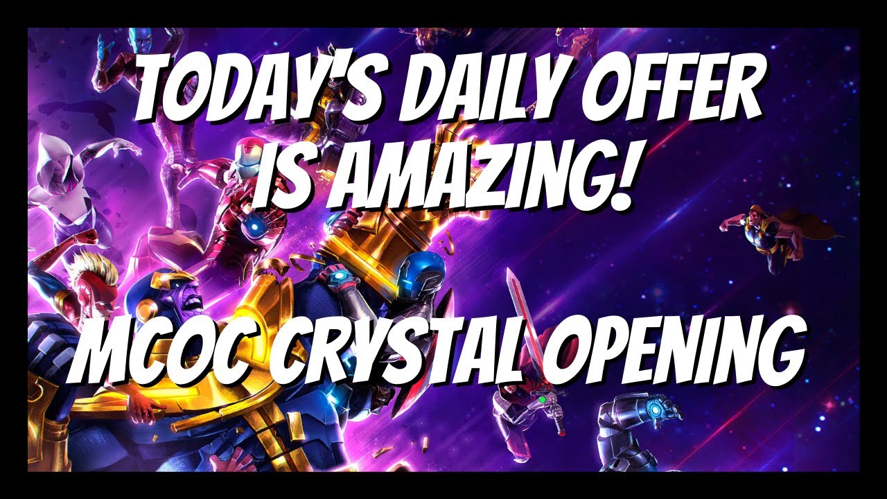 Awesome Daily Offer Crystal Opening Featured 6 Star Crystal Tier 5 CC Marvel Contest of Champions